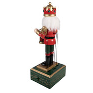 Clayre &amp; Eef | Decoratie notenkraker Groen Rood 12x9x30 cm | 6H2467