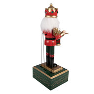 Clayre &amp; Eef | Decoratie notenkraker Groen Rood 12x9x30 cm | 6H2467