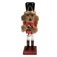 Clayre &amp; Eef | Decoratie notenkraker Rood Bruin 9x8x25 cm | 6H2480