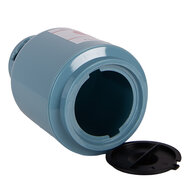 Clayre &amp; Eef | Spaarpot Blauw Wit &oslash; 10x15 cm | 66507