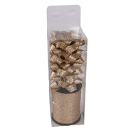 Clayre &amp; Eef | Lint en strikken Goudkleurig 5x5x15 cm | 66574GO