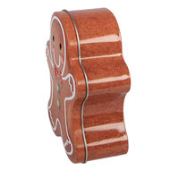 Clayre &amp; Eef | Blikken Bewaardoos Bruin Wit 11x13x5 cm | 6BL0196