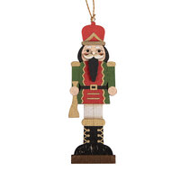 Clayre &amp; Eef | Decoratie Hanger Notenkraker Groen Rood 6x1x18 cm | 6H2496
