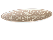 Ovale schaal Nejma 55 cm serveerschaal aardewerk | OS.NB.50 | Dishes &amp; Deco