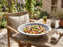 Salade schaal 42 cm Nejma Gris  | SOR.NG.40 | Dishes &amp; Deco