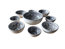 9-delige tapas set schaaltjes Nejma Gris | Dishes &amp; Deco