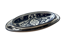 Set van 2 schalen ovaal 30 &amp; 24 cm Black Fond Salade | OS.BF.20-30 | Dishes &amp; Deco