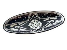 Schaal ovaal 30 cm Black Fond Salade | OS.BF.30 | Dishes &amp; Deco