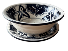 Fruittest Black Fond - &Oslash; 21 cm - Handgemaakt - Dishes &amp; Deco