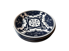 Set van 4 bordjes Black Fond &Oslash; 27,5 cm | PB.BF.28 | Dishes &amp; Deco