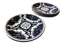 Set van 4 bordjes Black Fond &Oslash; 27,5 cm | PB.BF.28 | Dishes &amp; Deco