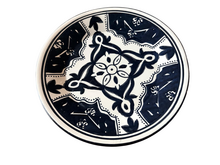 Set van 4 bordjes Black Fond &Oslash; 27,5 cm | PB.BF.28 | Dishes &amp; Deco