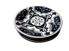 Set van 4 borden Black Fond &Oslash; 24 cm | PB.BF.24 | Dishes &amp; Deco