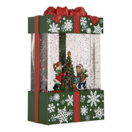 Clayre &amp; Eef | Muziekdoos met LED Groen Rood 12x7x20 cm / 3xAA | 6PR6200