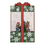 Clayre &amp; Eef | Muziekdoos met LED Groen Rood 12x7x20 cm / 3xAA | 6PR6200