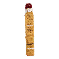 Clayre &amp; Eef | Decoratie peperkoekpop Bruin Rood 25x4x30 cm | 66598