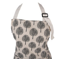 Clayre &amp; Eef | Keukenschort Beige Grijs 69x68 cm | KT041.050