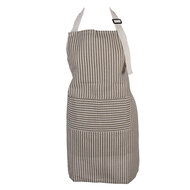 Clayre &amp; Eef | Keukenschort Grijs Wit 69x68 cm | KT041.061