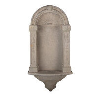 Clayre &amp; Eef | Wandkandelaar Grijs 39x13x78 cm | 5Y1420