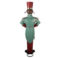 Clayre &amp; Eef | Decoratie Notenkraker Rood Groen 75x50x186 cm | 5Y1436