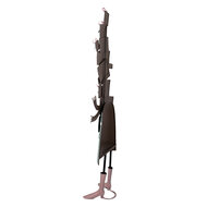 Clayre &amp; Eef | Kerstdecoratie Groen Roze 28x14x90 cm | 5Y1444