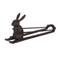 Clayre &amp; Eef | Wijnfles houder Konijn Bruin 33x7x13 cm | 6Y5960
