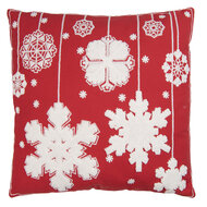 Clayre &amp; Eef | Kussen gevuld Rood Wit 45x5x45 cm | KG023.169