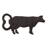 Clayre &amp; Eef | Flesopener Koe Bruin 15x1x7 cm | 6Y5961