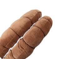 Clayre &amp; Eef | Sierkussen Bruin &oslash; 40x10 cm | KG033.013