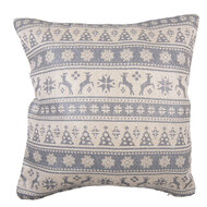 Clayre &amp; Eef | Kussen gevuld Beige Grijs 44x44x4 cm | KG023.156