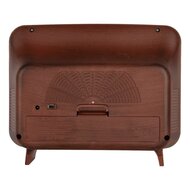 Clayre &amp; Eef | Muziekdoos met LED Rood Zwart 21x12x17 cm / 3xAA | 6PR6187