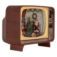 Clayre &amp; Eef | Muziekdoos met LED Rood Zwart 21x12x17 cm / 3xAA | 6PR6187