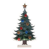 Clayre &amp; Eef | Infinity Lamp Groen Wit 38x7x67 cm | 5LMPI0001