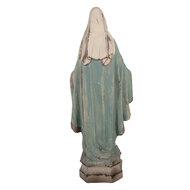 Clayre &amp; Eef | Kerstdecoratie Beeld Maria Beige Blauw 24x16x63 cm | 5MG0115