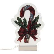 Clayre &amp; Eef | Infinity Lamp Rood Wit 15x5x21 cm | 6LMPI0005