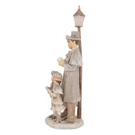 Clayre &amp; Eef | Decoratie Kerstkoor Beige 15x11x29 cm | 6PR5652