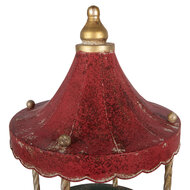 Clayre &amp; Eef | Kerstdecoratie Carrousel Rood Groen &oslash; 27x48 cm | 6Y6198