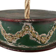 Clayre &amp; Eef | Kerstdecoratie Carrousel Rood Groen &oslash; 27x48 cm | 6Y6198