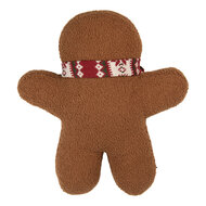 Clayre &amp; Eef | Kussen gevuld Bruin Wit 35x5x44 cm | KG035.012