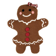 Clayre &amp; Eef | Kussen gevuld Bruin Wit 35x5x44 cm | KG035.013