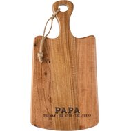 Dekoratief | Snijplank 'Papa - The Man', naturel, hout, 22x4x58cm | A268229