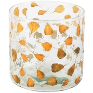 Dekoratief | Theelichthouder 'Indian Breeze', glas, 10x10x10cm | A268141