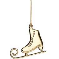 Dekoratief | Hanger schaats, goud, aluminium, 9x1x8cm | A268070