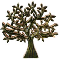 Dekoratief | Deco levensboom, groen, hout, 30x4x30cm | A268006