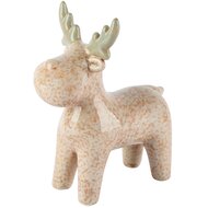 Dekoratief | Deco rendier staand, beige, dolomiet, 8x14x17cm | A265952