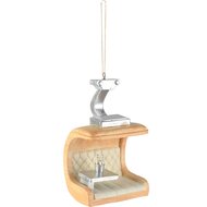 Dekoratief | Hanger gondel m/champagne, cr?me/goud, resina, 7x6x12cm | A265740