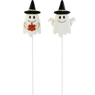 Dekoratief | Tuinprikker spookje, metaal, 6x1x40cm, set van 2 stuks | A265408