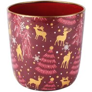 Dekoratief | Bloempot 'Winter Chic', metaal, 16x16x16cm | A265608