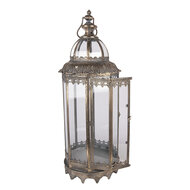 Clayre &amp; Eef | Lantaarns Set van 2 Bruin &oslash; 26x67 / &oslash; 19x45 cm | 5Y1415