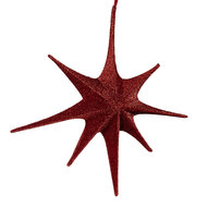 Clayre &amp; Eef | Kerstdecoratie Ster Rood 70x10x70 cm | 6PA0532R